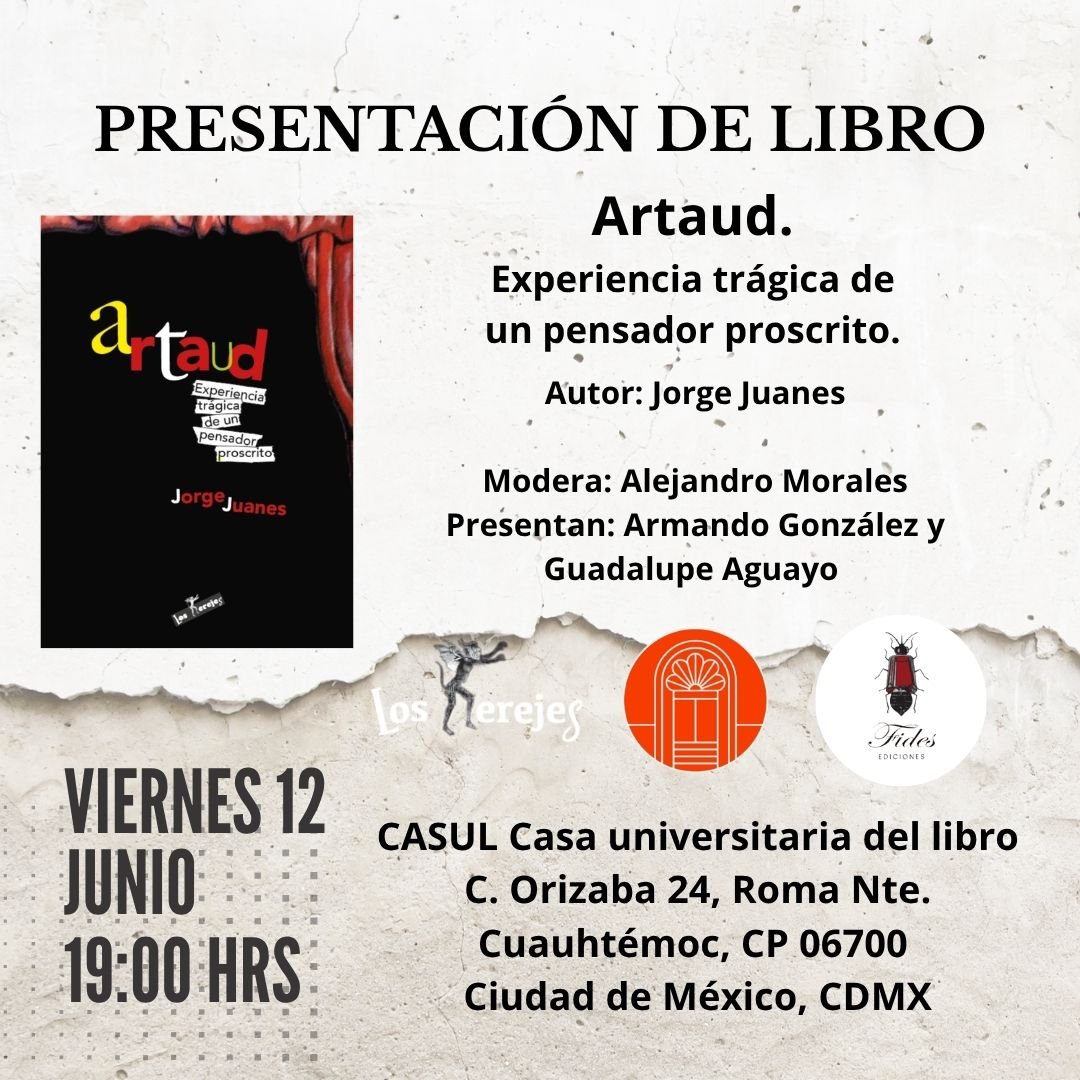 PRESENTACION DEL LIBRO ARTAUD